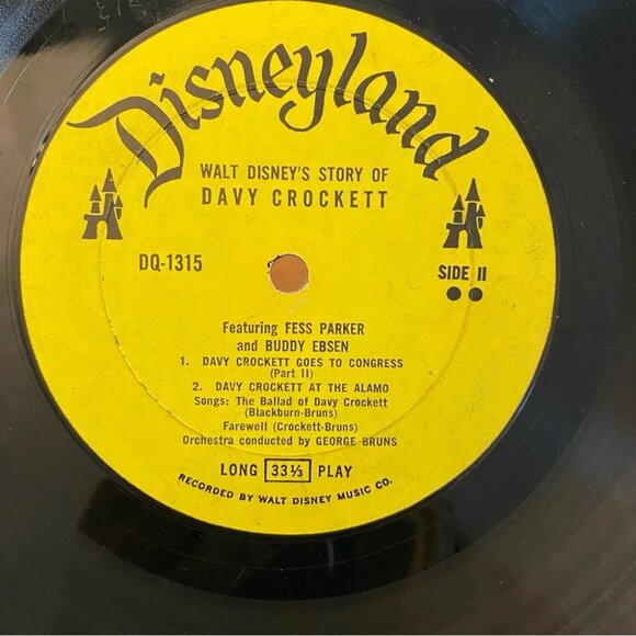 Walt Disneys Davy Crockett Vinyl Record - Picture 8 of 16